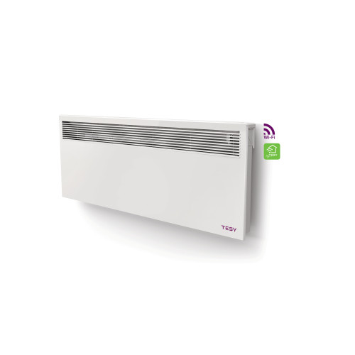 Конвектор TESY LivEco Cloud CN 051 300 EI CLOUD W, стенен, с електронно Wi-Fi управление, 3000W 